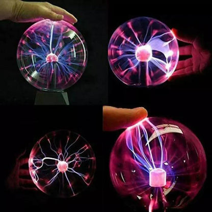 ElectroGlow Sphere Lamp: Vibrant Light for Any Space