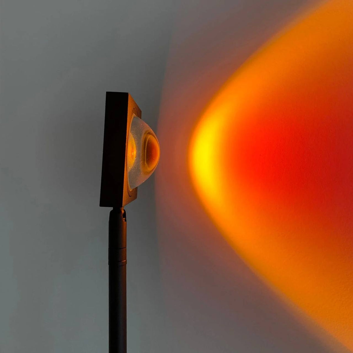 Mood-Enhancing LED Halo Projector Floor Lamp