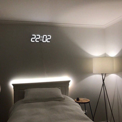 Stylish 3D Digital Clock with Adjustable Glow