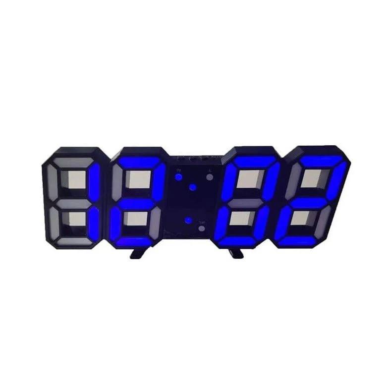 Stylish 3D Digital Clock with Adjustable Glow