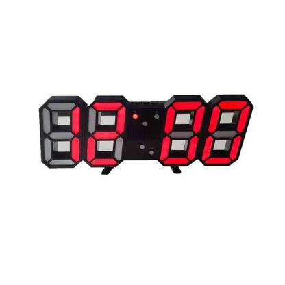 Stylish 3D Digital Clock with Adjustable Glow
