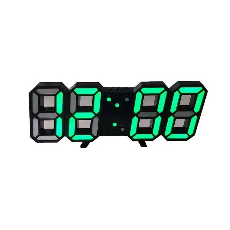 Stylish 3D Digital Clock with Adjustable Glow