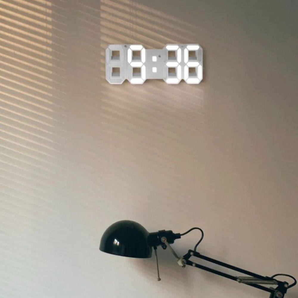 Stylish 3D Digital Clock with Adjustable Glow