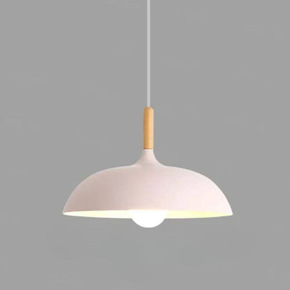 Scandi Glow Oak Pendant Light with Energy-Saving LED