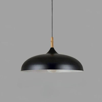 Scandi Glow Oak Pendant Light with Energy-Saving LED