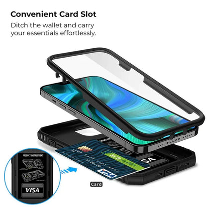 Durable Phone Case with Kickstand & Privacy Camera Shield