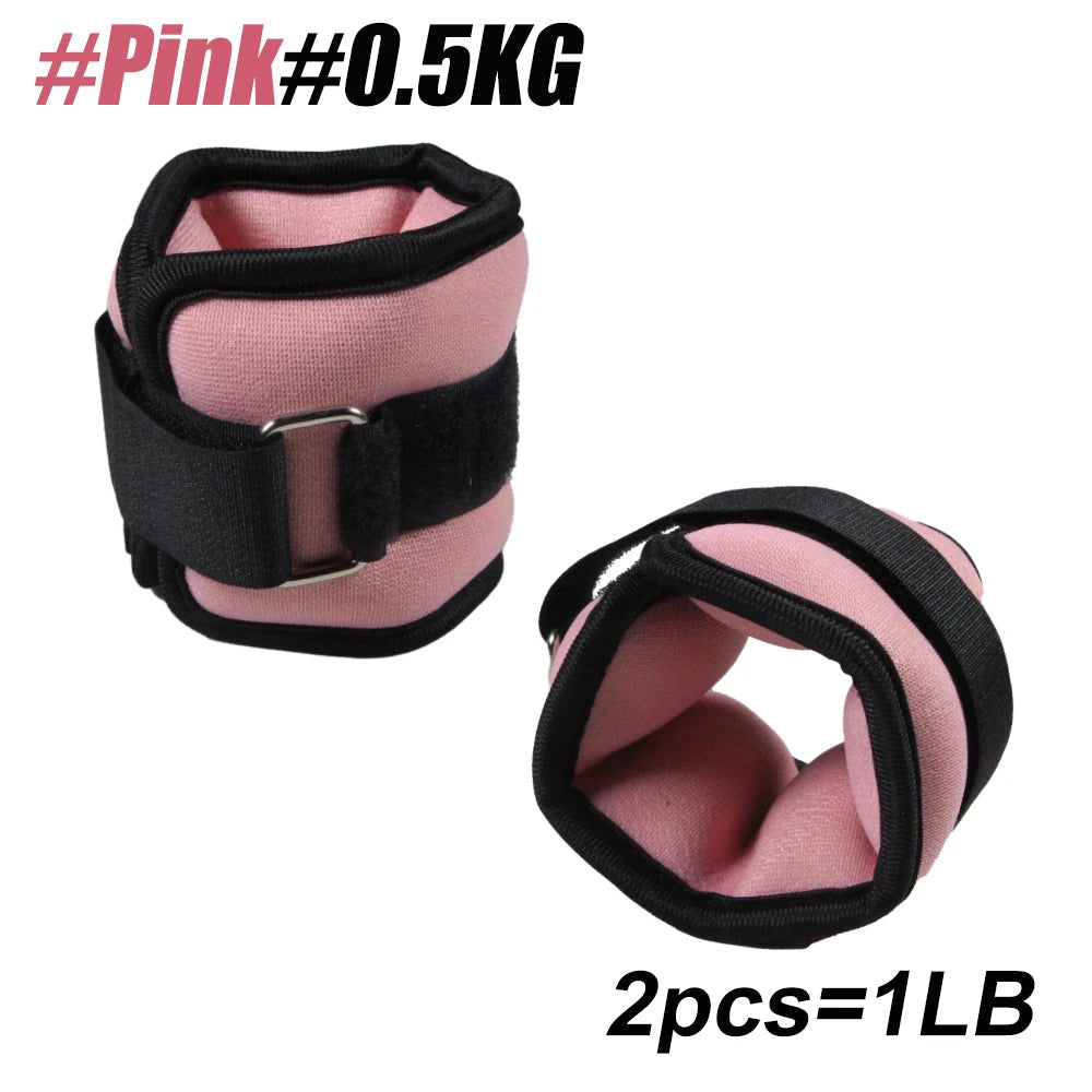 Versatile Ankle and Wrist Weights with Secure Double Straps