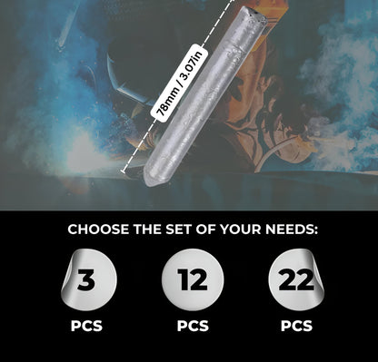 Versatile Low-Heat Metal Repair Rods – Compact Repair Kit