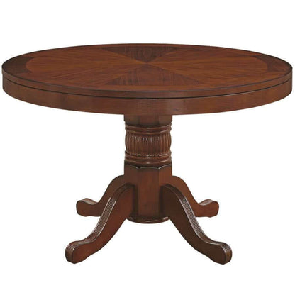 Versatile 48-Inch Round Game and Dining Table