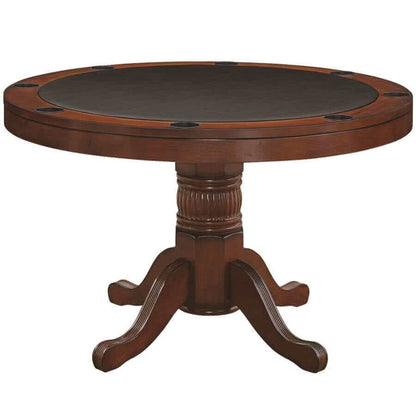 Versatile 48-Inch Round Game and Dining Table