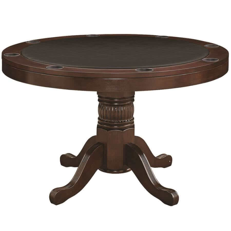 Versatile 48-Inch Round Game and Dining Table