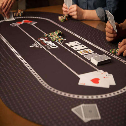 Travel-Friendly Poker Game Mat for Ultimate Fun
