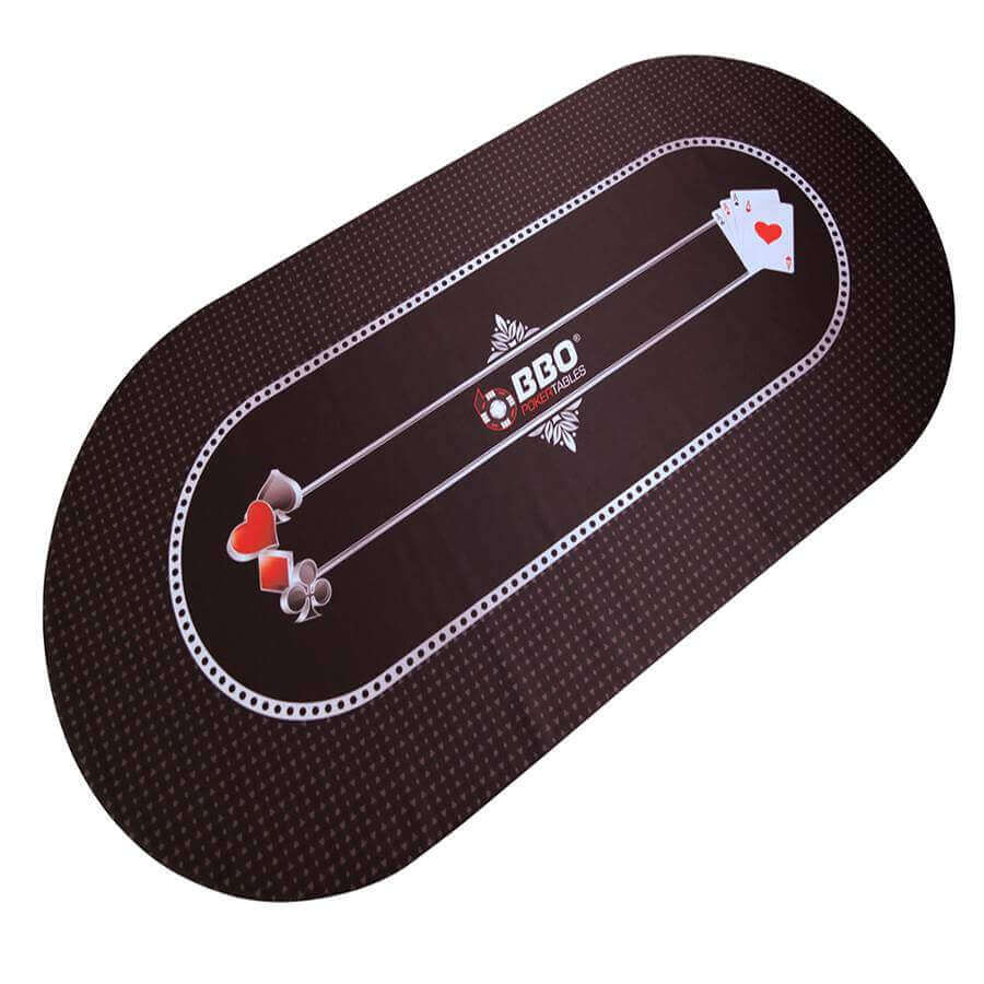 Travel-Friendly Poker Game Mat for Ultimate Fun