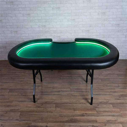 Illumina Pro Folding Poker Table with Custom Graphics