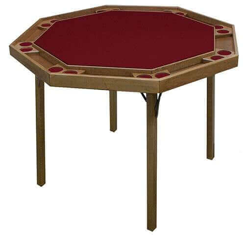 Elite Game Table: Luxury Folding Poker Table for 8 Players
