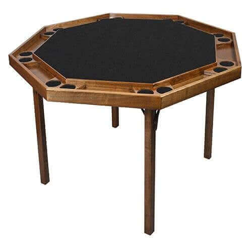 Elite Game Table: Luxury Folding Poker Table for 8 Players