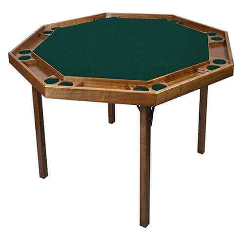 Elite Game Table: Luxury Folding Poker Table for 8 Players