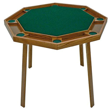 Space-Saving Folding Poker Table for 8 Players