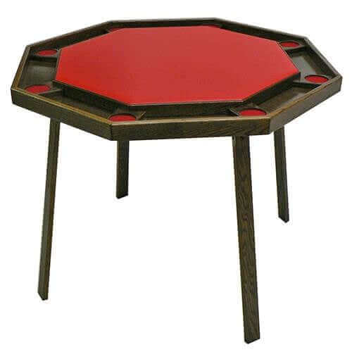 Space-Saving Folding Poker Table for 8 Players