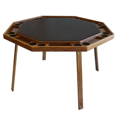 Premium Oak Folding Poker Table for Ultimate Game Nights