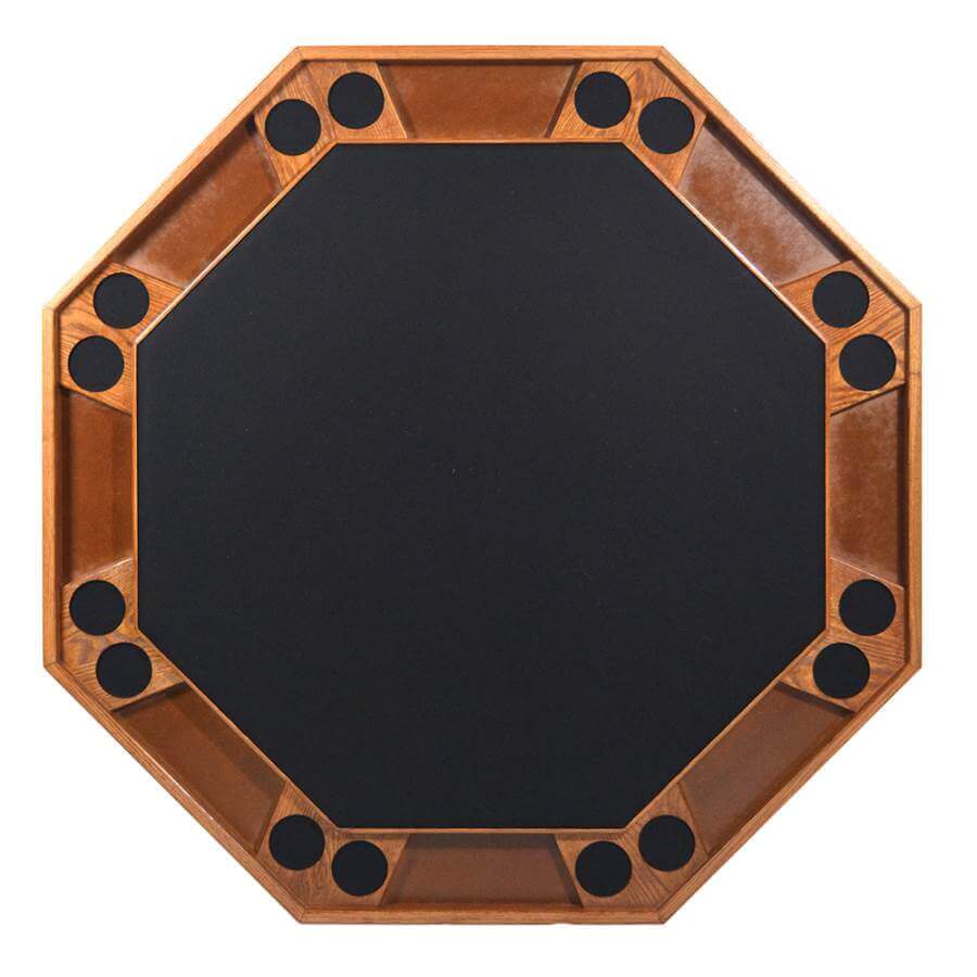 Premium Oak Folding Poker Table for Ultimate Game Nights
