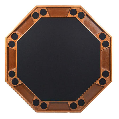 Premium Oak Folding Poker Table for Ultimate Game Nights