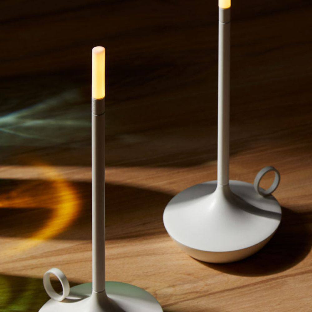 Versatile Cordless Lamp with Soft Candlelight Illumination