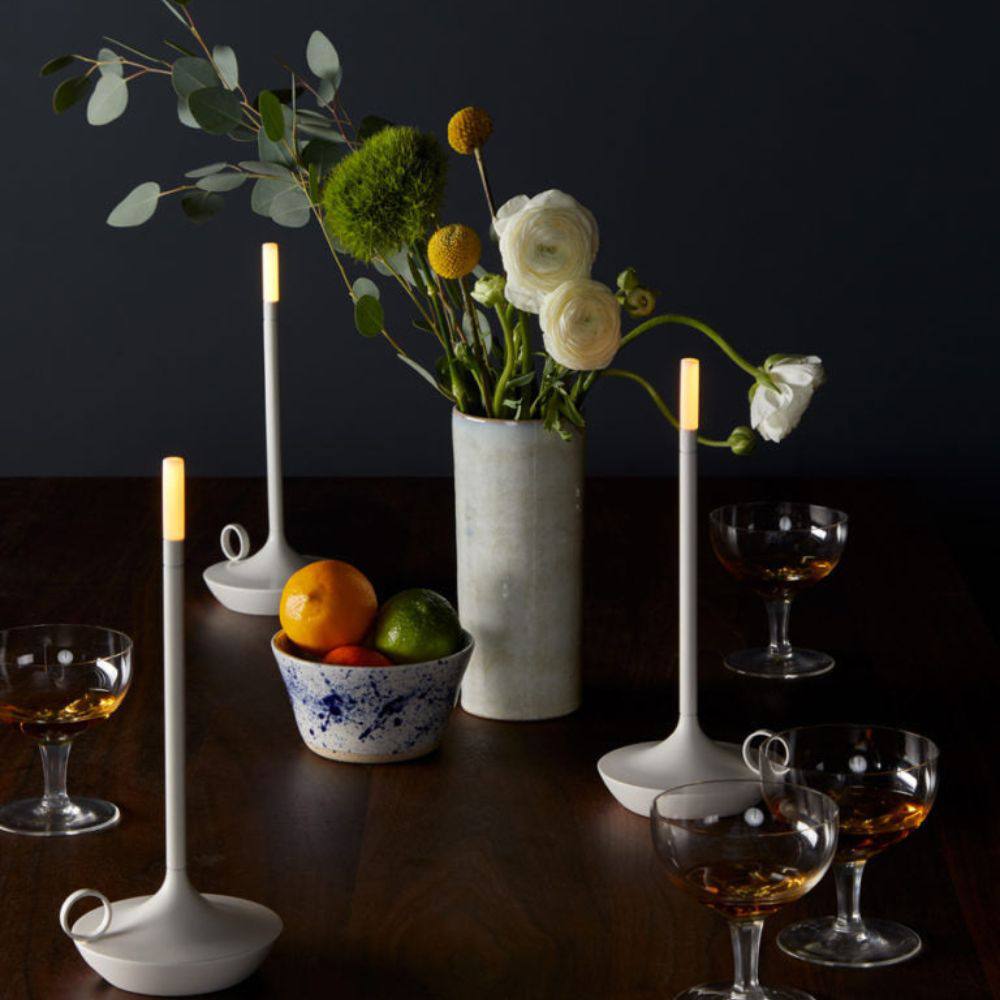 Versatile Cordless Lamp with Soft Candlelight Illumination