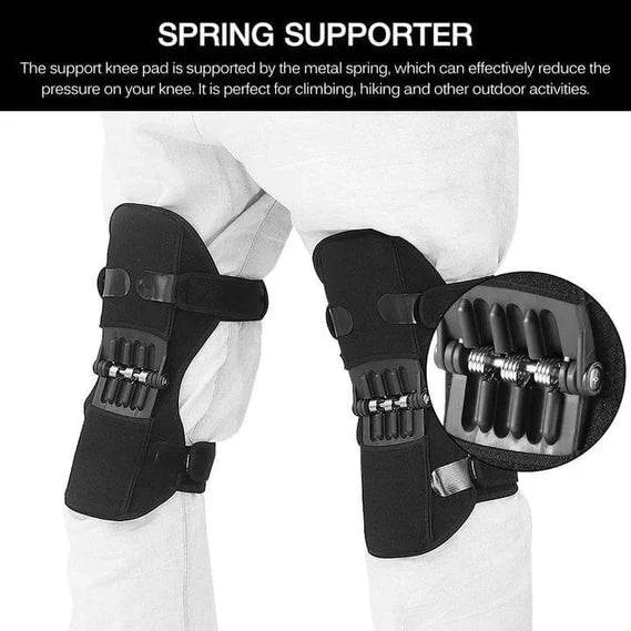 Enhanced Knee Support Pads with Adjustable Compression Straps
