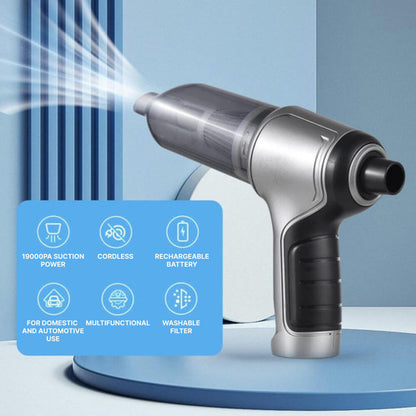 Portable Wireless Vacuum with Powerful Suction and Attachment Tool