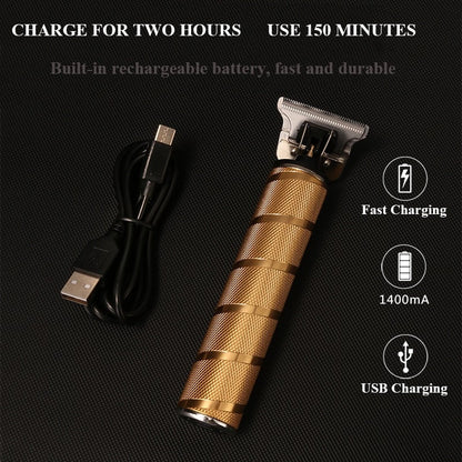Cordless Precision Hair Cutting Kit for Men - Gold Finish