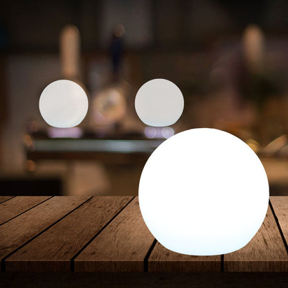 Versatile Color-Adjustable Orb Lamp with Remote Control