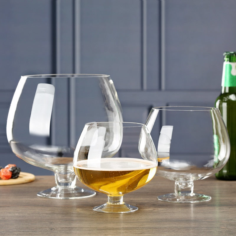 Extra-Large Entertainment Glass with Fun Design and Easy Pour