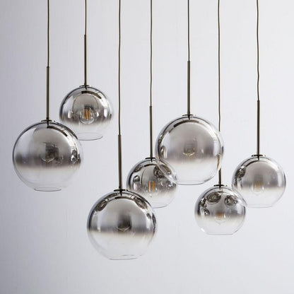 Sleek Sphere Hanging Light with Luxurious Brass Finish