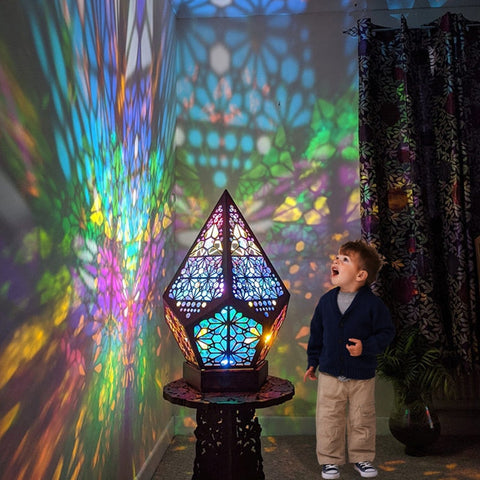 Charming Colorful USB Night Light Projector