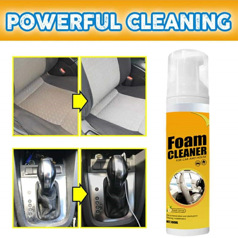 All-Purpose Foam Cleaner for Effortless Cleaning, 3.38 oz