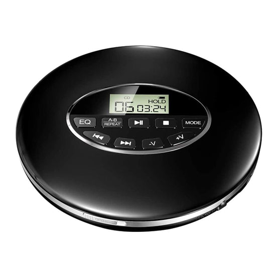 Compact CD Player with Skip-Free Playback and Custom Sound Modes