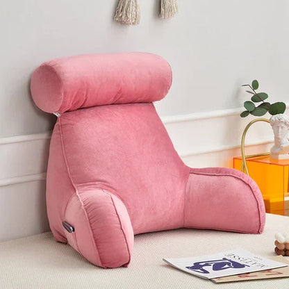 Cozy Reading Pillow with Arm and Back Support for Ultimate Comfort