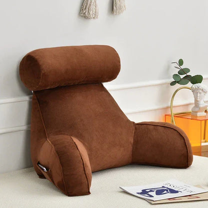 Cozy Reading Pillow with Arm and Back Support for Ultimate Comfort