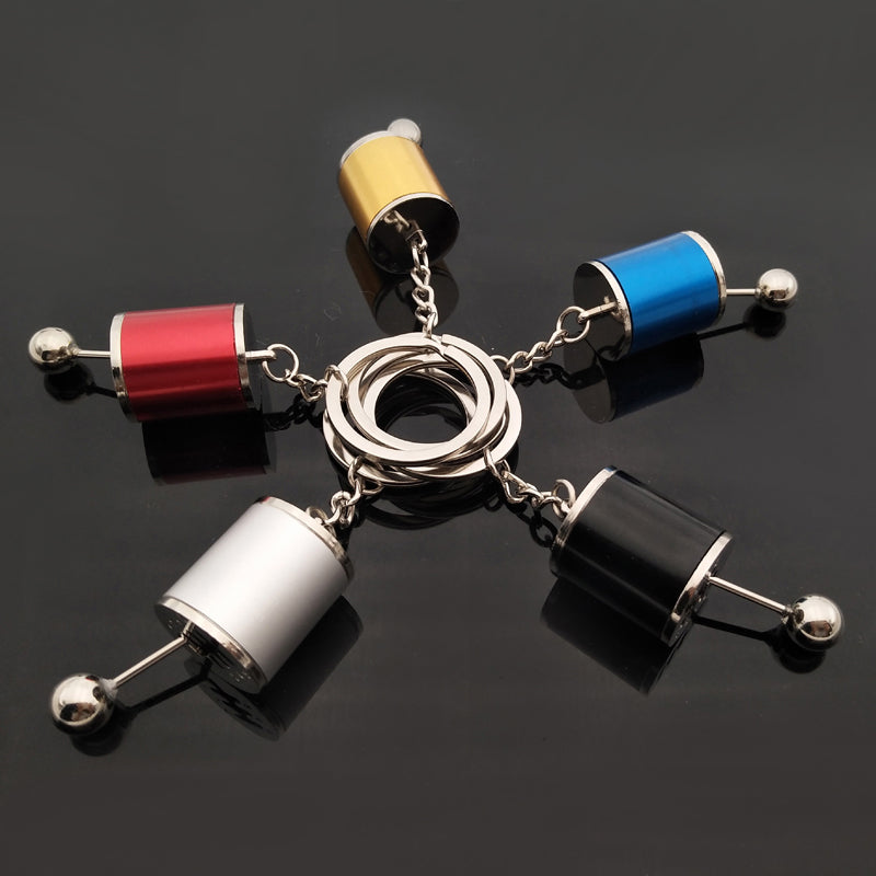Manual Shift Keychain with Realistic Six-Speed Design