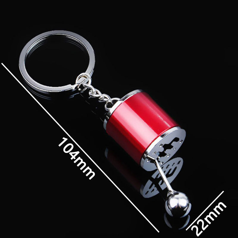 Manual Shift Keychain with Realistic Six-Speed Design