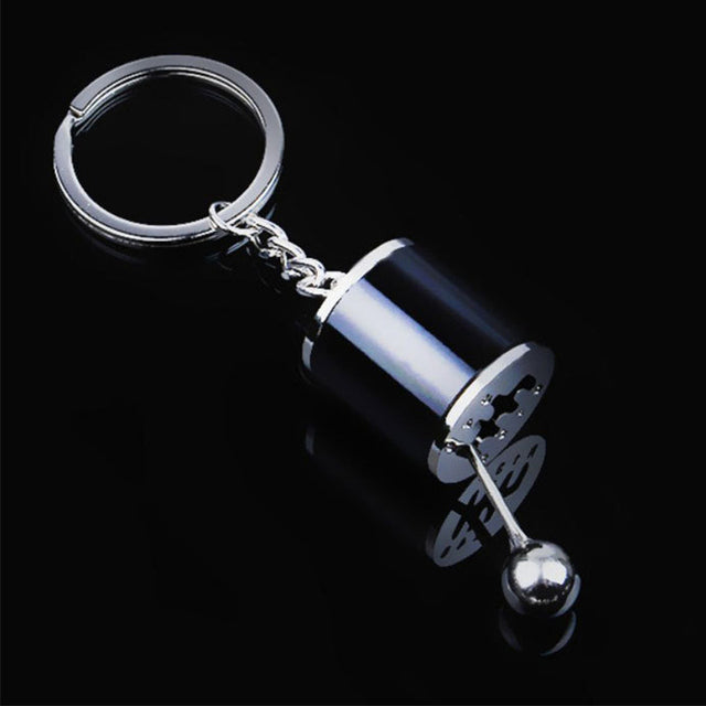 Manual Shift Keychain with Realistic Six-Speed Design