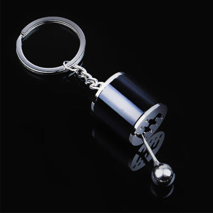 Manual Shift Keychain with Realistic Six-Speed Design