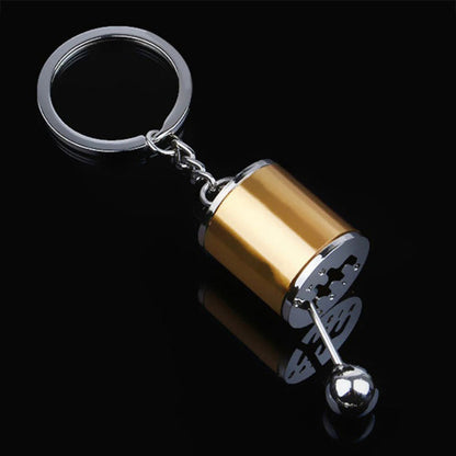 Manual Shift Keychain with Realistic Six-Speed Design