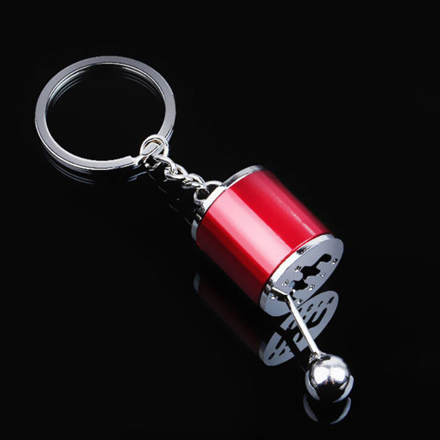 Manual Shift Keychain with Realistic Six-Speed Design