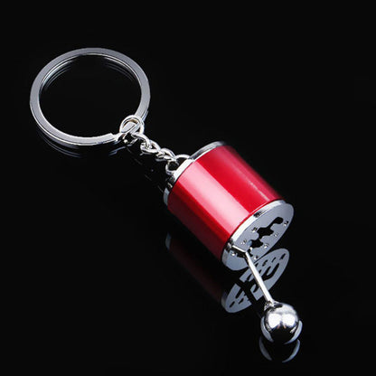 Manual Shift Keychain with Realistic Six-Speed Design