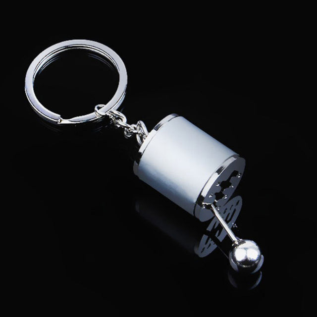 Manual Shift Keychain with Realistic Six-Speed Design