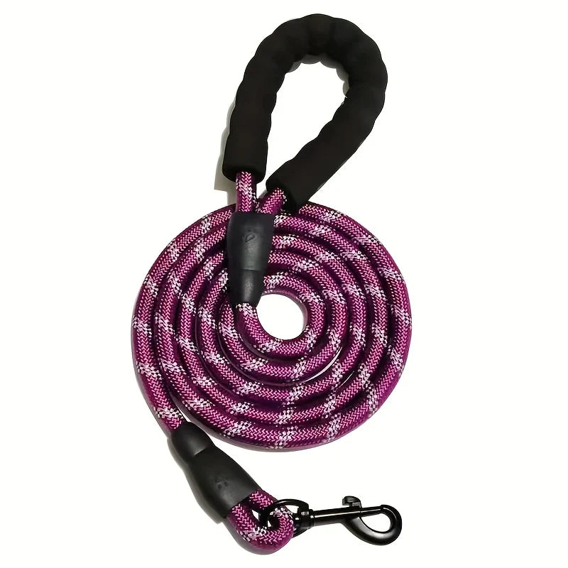 Reflective Dog Leash with Soft Grip & Enhanced Durability