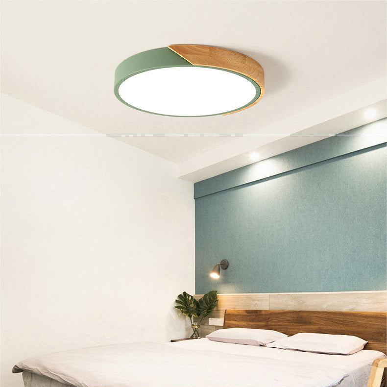 Contemporary Circular Ceiling Light with LED Technology