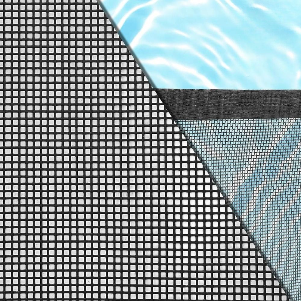 Versatile Pool Barrier with Corrosion-Resistant Supports and Durable Mesh